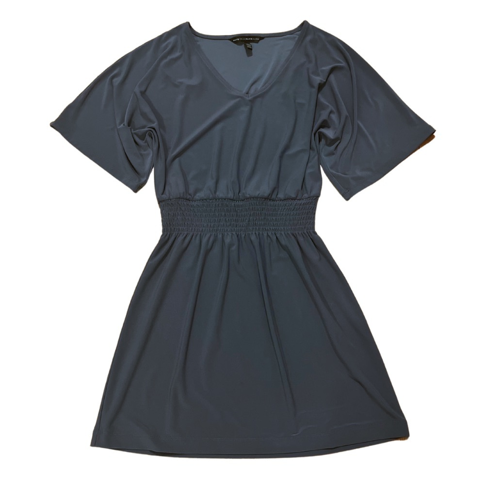 WHBM White House Black Market kimono-sleeve smock-waist dress, size XS.